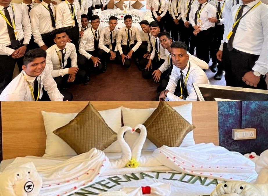 Second-Year Students Display Creativity and Precision During International Housekeeping Week